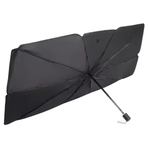 UV-Blocking Foldable Retractable Nylon Car Windscreen Sunshade Umbrella