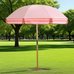UV-Coated Aluminum Spandex Traditional Sunshade for Gardens, Patios, Beaches, Hotels and Gyms
