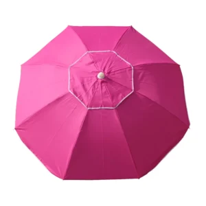 UV Coating Waterproof Aluminum Sun Parasol Portable Custom Beach Umbrella