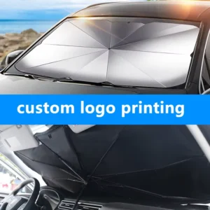 UV Protection Car Umbrella, Windshield and Front Side Window Sunshade, Custom Printing