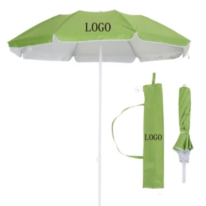 UV Protection Custom Size Portable Beach Umbrella Factory 8Ft