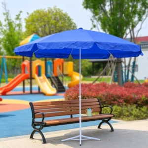 UV Protection Sun Umbrella with Thickened Ribs, Oxford Cloth, Waterproof Windproof