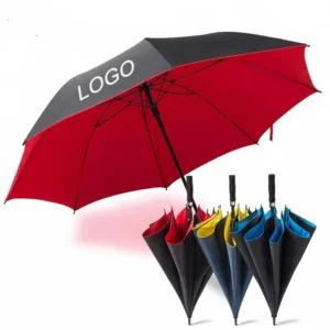 UV Protection Sun and Rain Golf Umbrella Carbon Fiber Ribs Windproof EVA Handle Stick Umbrella for Golf Bag Use