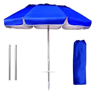 UV Protection Wind Resistant 150cm 100cm Patio Parasol Outdoor Sun Umbrella for Beach Vendor Stall Lawn Shade