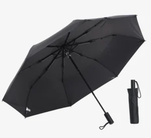 UV Protection Windproof Folding Automatic-Open Manual-Close Travel Rain Umbrella