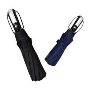 UV Protection Windproof Folding Travel Automatic Three-Fold Umbrella, Customized Color