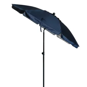 UV Protective Telescoping Metal Pole Height Adjustable Beach Umbrella