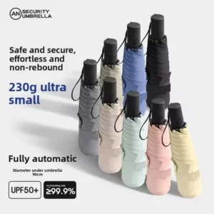 Ultra Light Auto Open Mini Folding Umbrella Simple Sunshade Anti UV Portable Umbrella Premium