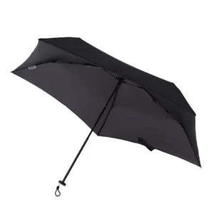 Ultra Light Manual Open Flat Handle Carbon Fiber Frame 10D Thin Pongee Fabric Mini Pocket Size Portable Folding Umbrella