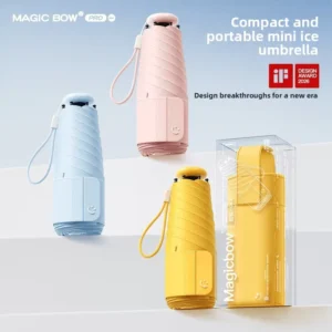 Ultra light Mini Umbrella Folding Pocket Parasol Anti UV Sun Umbrella Portable Small Capsule Umbrella for Travel