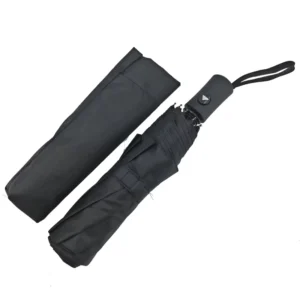 Umbrella Factory Cheapest Auto Open Manual Close Folding Umbrella Portable Black Color for Business