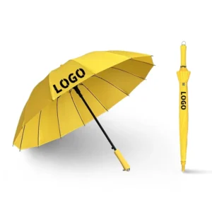 Umbrella Manufacturer Custom Windproof Automatic Golf Stick Umbrella with Logo