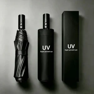 Umbrella Manufacturer Windproof Waterproof UV Automatic 3-Fold Foldable Umbrella with Box