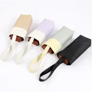 Umbrella UPF 50+ Protective Sunny Mini Umbrella Pocket 5 Folding Umbrella