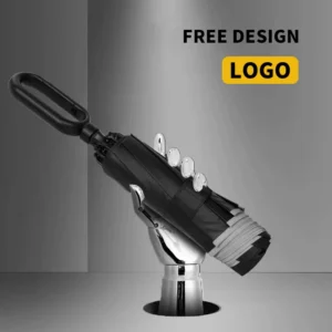 Umbrellas Hands Free Umbrella Custom logo Folding Umbrella Ring Buckle Windproof Foldable Umbrella Automatic Umbrellas