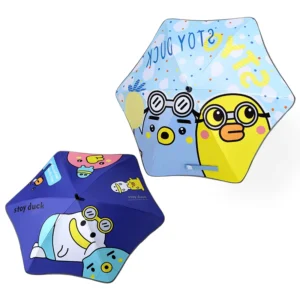 Unisex Kids Duck Rain Umbrella UPF50 Waterproof Cartoon Print Puncture Proof Large Canopy For School Custom Welcome low RFQ