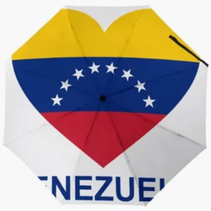 Venezuela Country Flag Pattern Fully Automatic Folding Umbrella