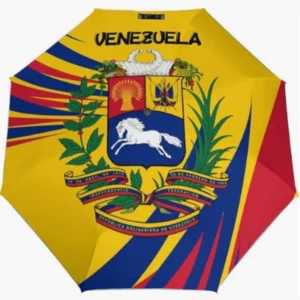 Venezuela Country Flag Pattern Fully Automatic Folding Umbrella