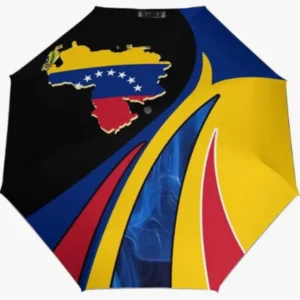 Venezuela Country Flag Pattern Fully Automatic Folding Umbrella