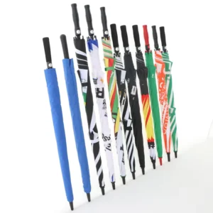 Vented Golf Square Umbrella Custom Logo 62 Inch Heat Resistant