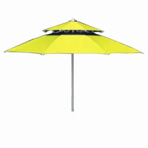 Waterproof Aluminum Outdoor Patio Umbrella with Base, 4 ft Radius, for Hotels and Parks
