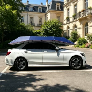Waterproof Car Cover Automatic Remote Control Car Parking Umbrella for Commercial Lots