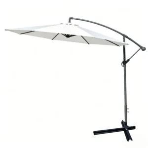Waterproof Foldable Lightweight Banana Patio Umbrella for Garden, Pool, and Leisure Use
