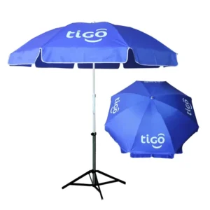 Waterproof Foldable Stainless Steel Garden Parasol with Customizable Base