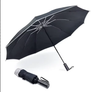 Waterproof Inverted Three-Fold Automatic Foldable Golf Umbrella