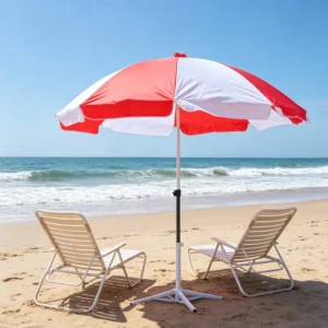 Waterproof Large Colorful Patio Garden Umbrella Foldable UV Resistant Outdoor Beach Sunshade Parasol