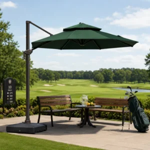 Waterproof Lightweight Wind-Resistant Patio Umbrella for Hotel Use