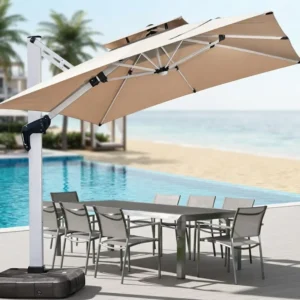 Waterproof Outdoor Restaurant Garden Beach Hanging Banana Cantilever Patio Umbrella Sunshade Outdoor Furniture Umbrella
