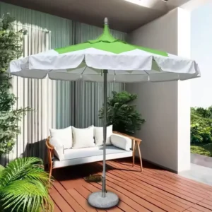 Waterproof Outdoor Sun Shade Center Pole Parasol Umbrella for Hotel Pool Garden Party Wedding