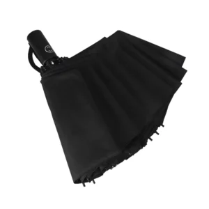 Waterproof Pongee Fabric Windproof Automatic Reverse Inverted Umbrella with Pouch Bag