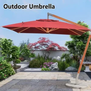 Waterproof UV Resistant Windproof All Weather Outdoor Parasol