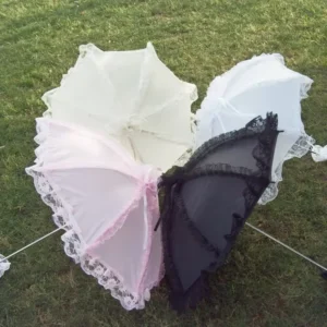 Wedding Lace Parasol Umbrellas Party Decoration Bridal Umbrella