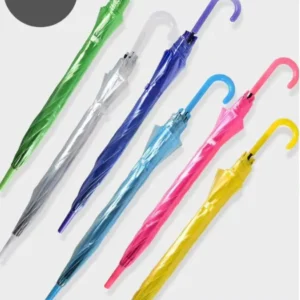Wedding Straight Promotional Umbrella Semi-Auto Open POE PVC Folding Transparent Pink Blue Purple Clear Colors