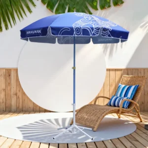 Wind-Resistant 2.5m Beach Umbrella for Sand