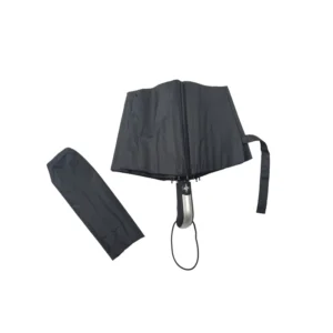 Wind Resistant Fully Automatic 3-Fold Compact Travel Umbrella for Men and Women, Large 10K Parasol