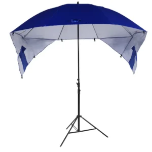 Windowed Breathable Windproof Portable Beach Fishing Tent Sun Umbrella