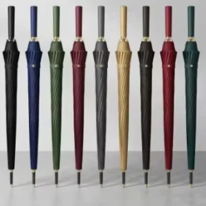Windproof 24 Full Fiberglass Rib Auto Open Close Umbrella for Men Daily Urban Commute Travel