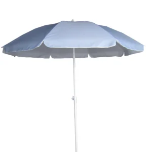 Windproof 8 Steel Ribs Sand Anchor Beach Umbrella