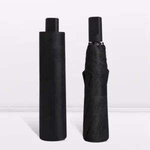 Windproof Anti-UV Protection Manual Open 3-Folding Steel Fiberglass 97cm Market Customization Umbrella