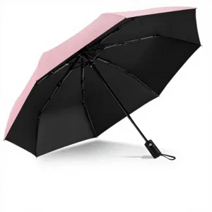 Windproof Automatic Travel Umbrella UV Protection Compact Folding Lightweight Portable