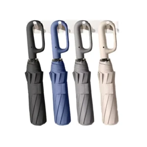 Custom Logo Large Automatic UV-Printed Golf Umbrella For Adults With Lock Ring Buckle