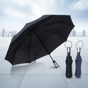 Windproof Foldable Travel 3-Fold Custom Logo Umbrella