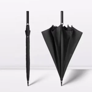 Windproof Large Canopy Golf Long Umbrella Semi Automatic Open Custom Logo Available Outdoor Rain Sun Parasol Bulk