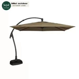 Windproof Large Center-Column Outdoor Sun Umbrella for Balcony, Courtyard, Beach, and Pool