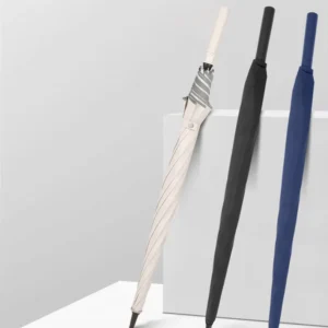 Windproof Straight Golf Umbrella with Custom Logo