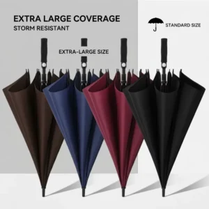 Windproof Waterproof 30 Inch Golf Umbrella Large Canopy for Outdoor Use